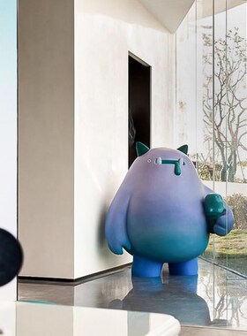 大型落地可爱卡通艺术摆件雕塑定制商业中心大堂过道家居装饰饰品
