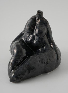 现代简约陶瓷抽象人物手掌雕塑摆件样板房酒店书房桌面装饰品摆设