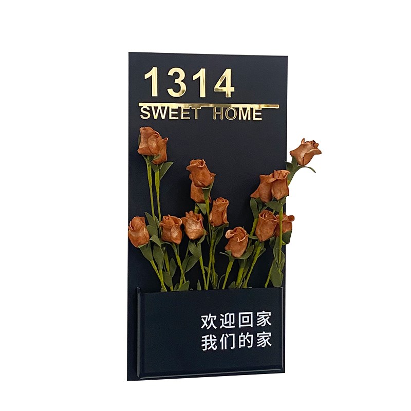 门牌号高级感轻奢创意家用号码牌定制酒店包间民宿入户房间标识lo - 图3