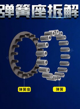 寓意离合器配件 气缸盖本体活塞摩擦片芯板基板 弹簧座弹簧耳板