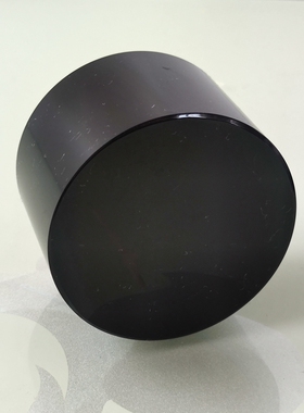 水晶玻璃长方块黑色刻字logo柱子D摄影支撑道具定制方体圆柱底座