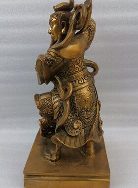 火法君纯铜像佛像神王神菩萨王黄铜天王灵官家居摆件龙飞护