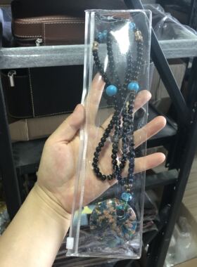 高透明PVC纯白色文玩首饰袋自封袋拉链袋塑封佛珠密封袋包装袋子