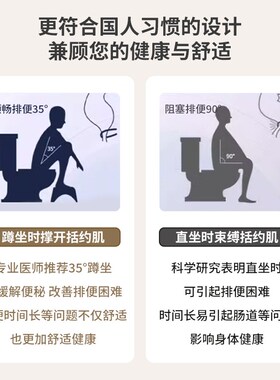 马桶凳加厚垫脚凳儿童增高凳蹲便马桶凳子楠竹折叠马桶踩脚凳成人