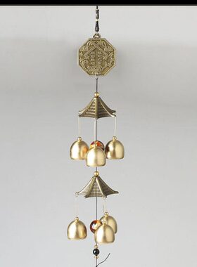 安宫年龙挂饰铃铜悬挂五铃铛挂件位吉祥物是非位方2024福年中祥阁