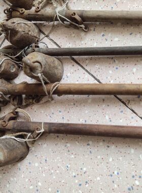 旧收藏怀旧老物件农村实木杆秤杆老民俗老杂项老称影视称杆子道具