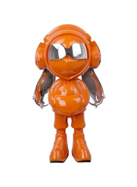 速发创意客厅桌面轻奢兔子摆件开放格酒架书柜装饰品玄关摆设乔迁