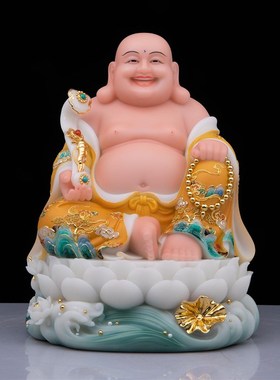 全堂佛像汉白玉锦绣繁华观音地藏王释迦佛弥勒菩萨像家用供奉摆件