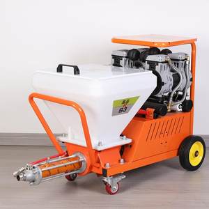 金刚砂橡胶屋顶防水喷涂机防火涂料真石漆喷漆机气泵高压喷涂