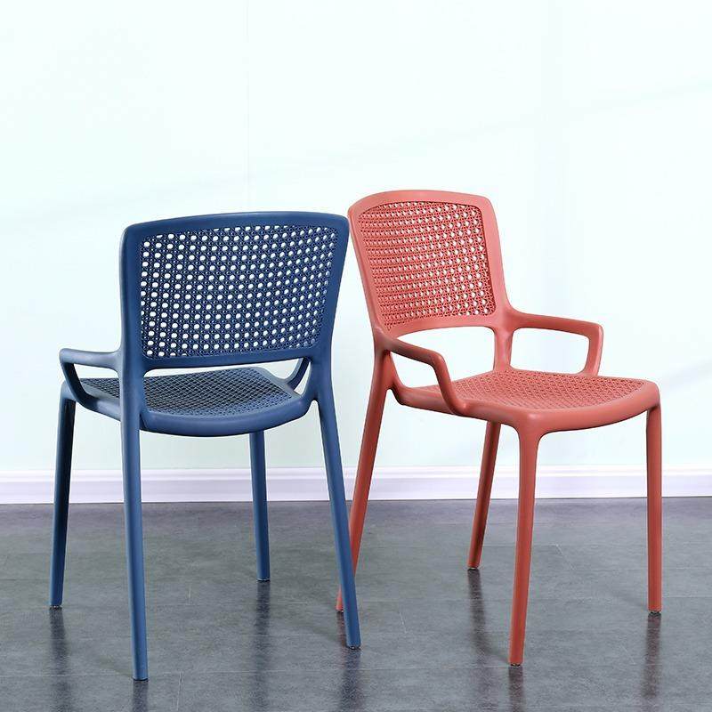 塑料椅子家用简约靠背带扶手乘凉椅成人加厚户外餐厅桌椅北欧餐椅,淘宝优惠券,粉丝福利购,淘宝优惠卷