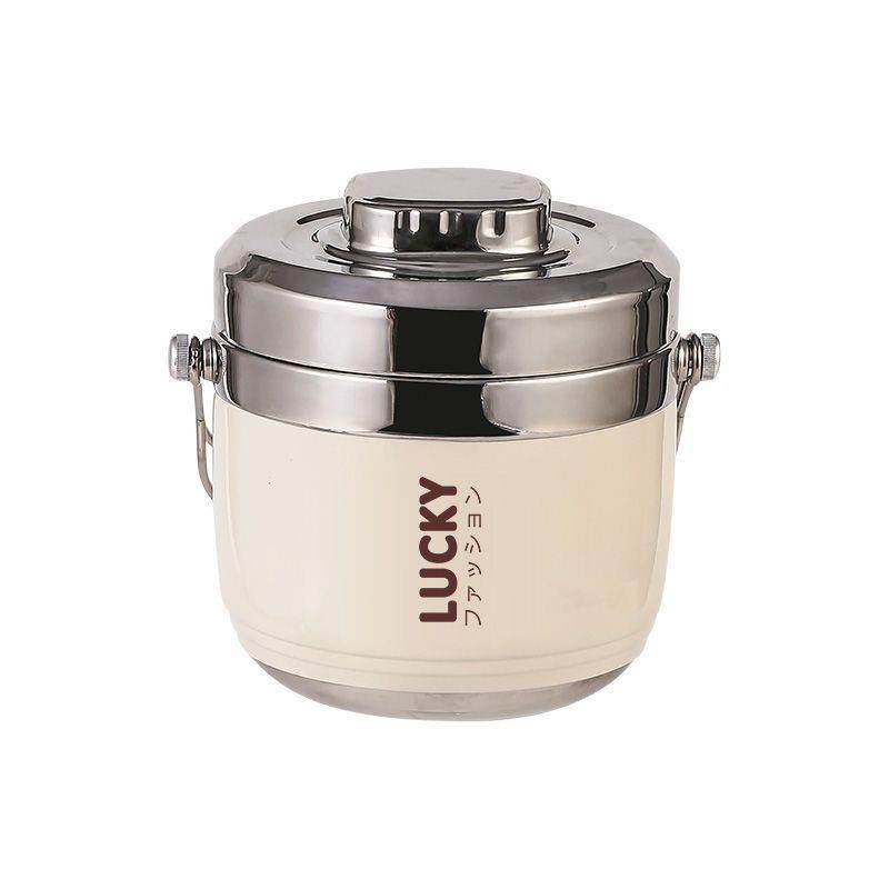 304不锈钢超长保温饭盒桶1人保温碗便携上班族学生专用双层便当盒,淘宝优惠券,粉丝福利购,淘宝优惠卷