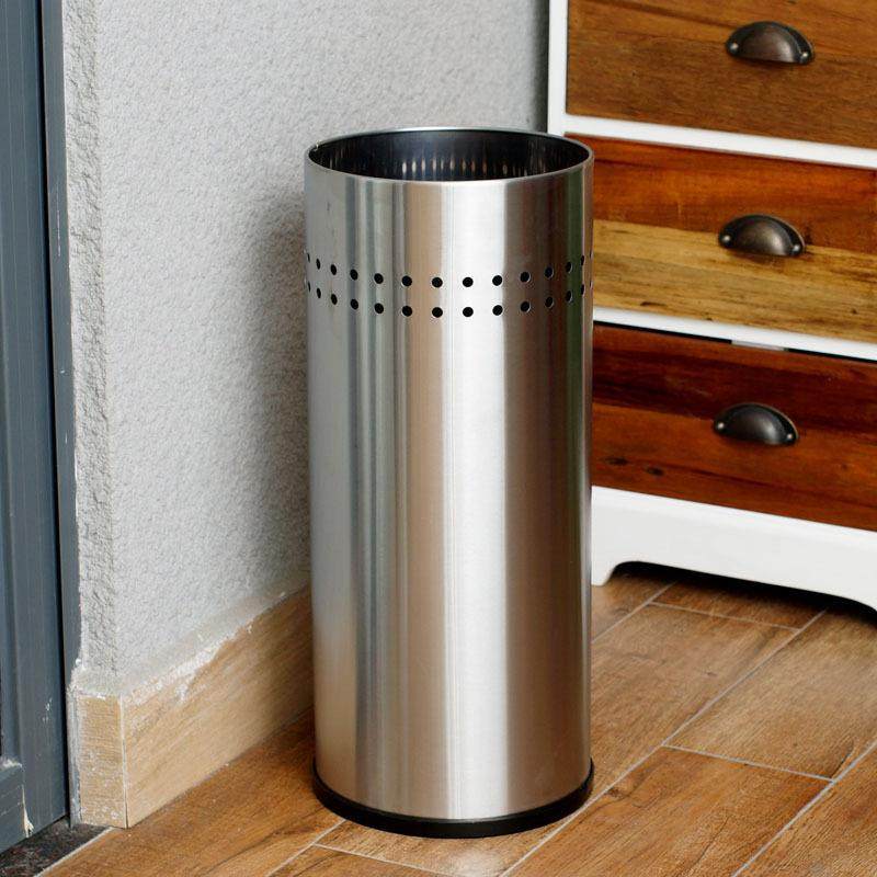 不锈钢长柄雨伞收纳桶家用酒店大堂圆形落地雨具雨伞收纳架,淘宝优惠券,粉丝福利购,淘宝优惠卷