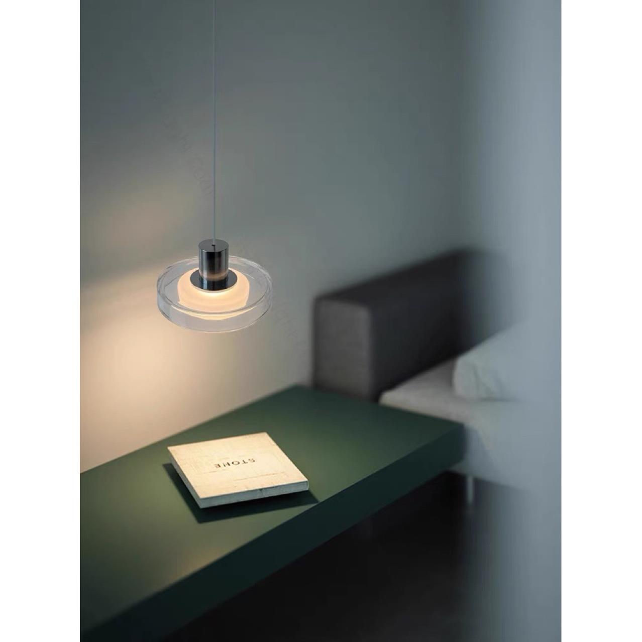 现代极简卧室小吊灯包豪斯客厅餐厅意式简约设计感轻奢高端床头灯 - 图2