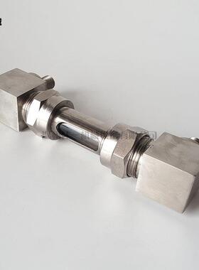 订制M14*1.5小型外螺纹玻璃管油位计小型玻璃管液位计水位计