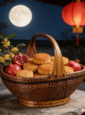 家用大漆竹编竹篮手提篮子手工鸡蛋竹编制品水果菜篮收纳筐购物篮