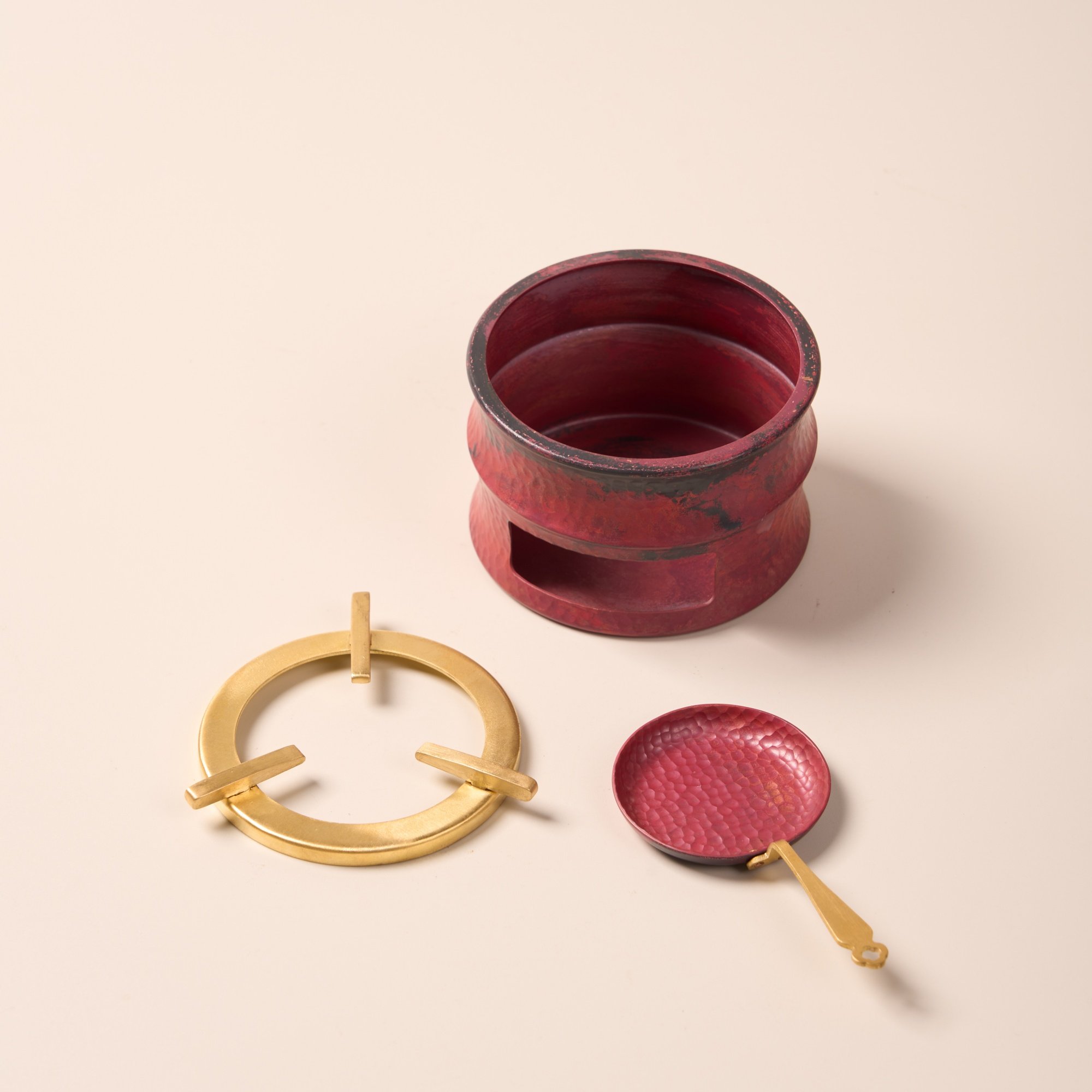 了堂斋紫铜复古镂空煮茶炉中式温茶炉家用围炉煮茶器蜡烛加热烤茶,淘宝优惠券,粉丝福利购,淘宝优惠卷