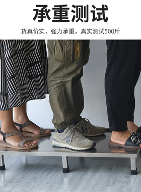 不锈钢置物架板面垫高架子抬高保温桶架汤桶架消毒柜底座桌可定做
