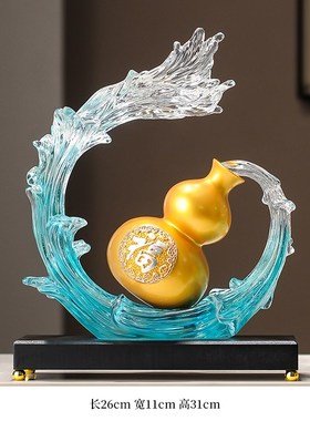 入户玄关风生水起竖n高摆件现代客厅壁龛电视柜摆设轻奢高档装饰