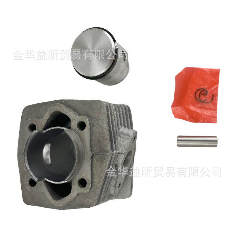 2冲程自行车发动机气缸66cc 80cc 汽油机套缸汽缸活塞组件47mm - 图0