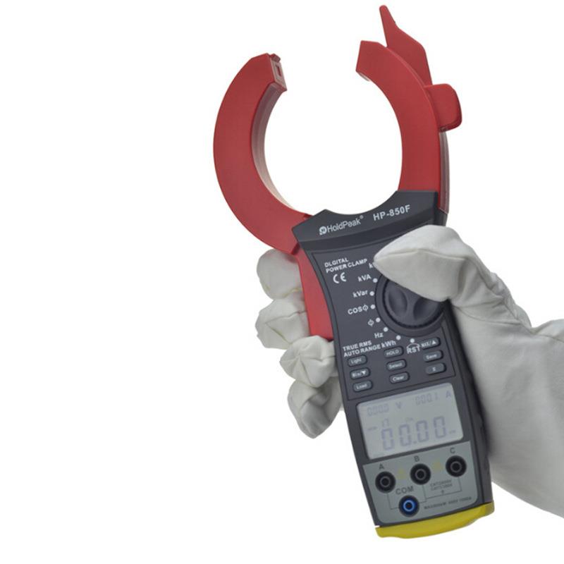 HP-850F智能三相功率钳表数字钳形表交直流钳形电流表 - 图2
