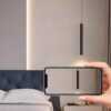 Deep hidden anti-glare spotlight cob home living room embedded led light ceiling downlight lighting hill wall washer