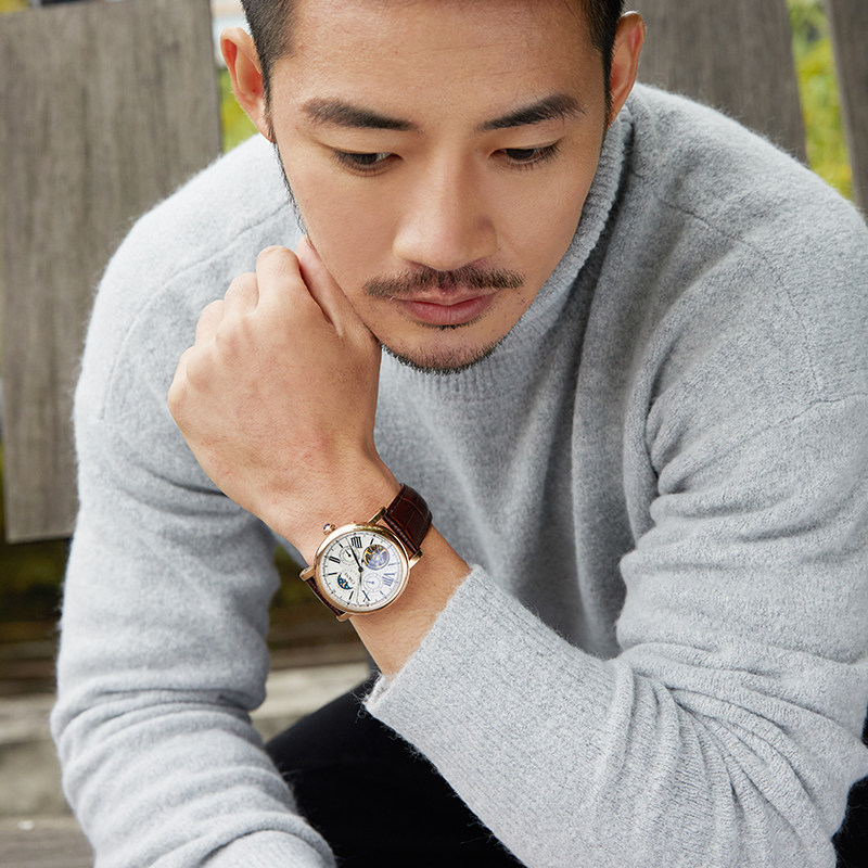 西亚尼男士男全自动名牌时尚机械表 cirni西亚尼西时尼国产腕表