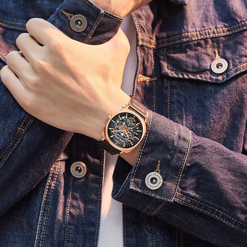 西亚尼男士正品牌十大全自动机械表 cirni西亚尼西时尼国产腕表