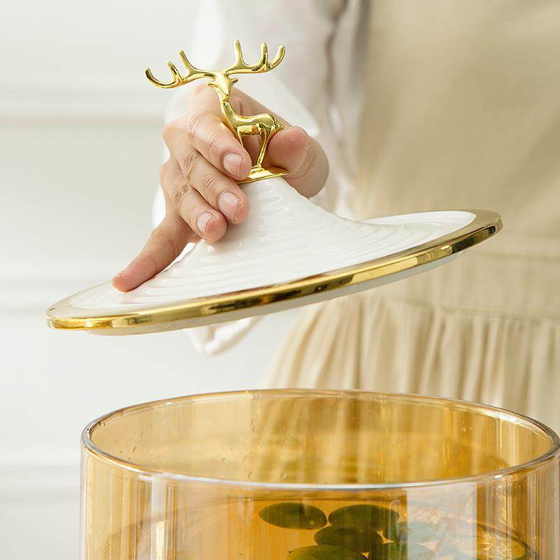 耐高温大容量带龙头冷水壶果汁酵素桶玻璃家用饮水桶餐厅凉水罐夏,淘宝优惠券,粉丝福利购,淘宝优惠卷