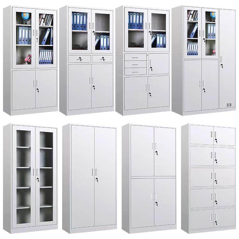 办公文件柜铁皮柜子办公带锁铁艺储物柜钢制防尘书柜玻璃门档案柜,淘宝优惠券,粉丝福利购,淘宝优惠卷