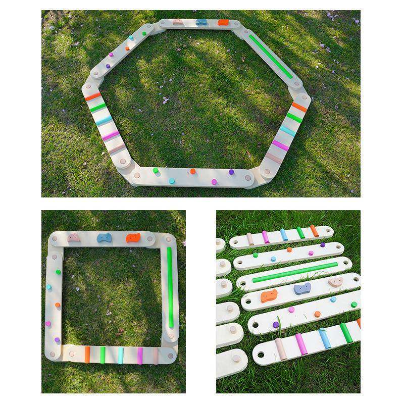 儿童木质独木桥踩踏触感平衡板感统训练组合套装亲子早教木制玩具,淘宝优惠券,粉丝福利购,淘宝优惠卷