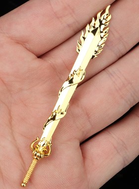 莲慈斋合金火焰剑法器文殊菩萨兵器不动明王九天玄女手里法器配件