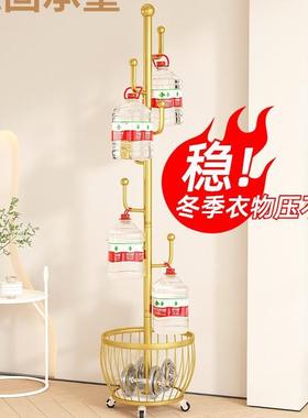 衣帽架落地卧室挂衣架简约现代立式网红衣服架子家用客厅挂包架子
