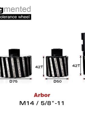 金刚石鼓轮柱形水磨片磨轮石材抛光片弧形异形线条立式打磨机