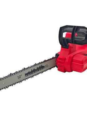 锂电无刷12寸高速锯园林修枝伐木锯便捷调节式单手电链锯