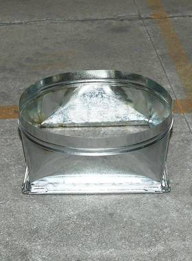 镀锌白铁皮通风管道配件工厂车间排风除尘管道不锈钢天方地圆