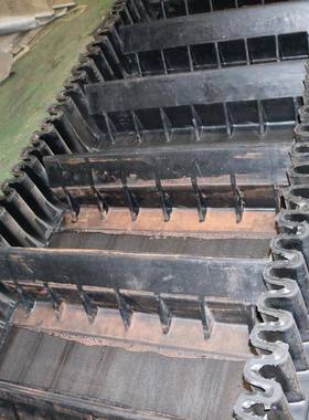 供应大倾角波状挡边带输送机裙边隔板输送带挡边带