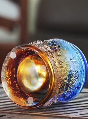 琉璃笔筒事事如意摆件居家客厅办公前台桌面摆放商务定制吉祥礼品