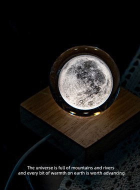 就一分钟! 我不会去摘月亮,我要月亮奔我而来 浪漫水晶球生日礼物