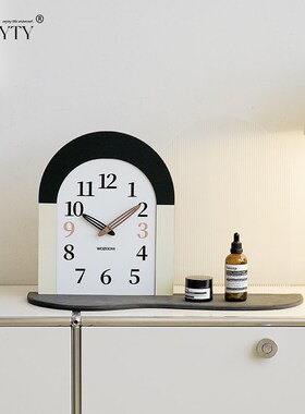 TEBO入户玄关桌面摆件装饰客厅电视柜置物时钟表酒柜家居饰品