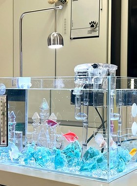 【新家的100个快递】鱼缸小型客厅桌面摆件玄关装饰品电视柜摆件