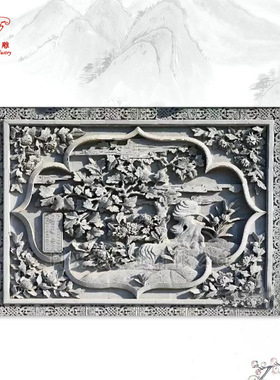 闽兴福石雕花岗岩浮雕园林庭院室内装饰壁画幕墙石材干挂摆件