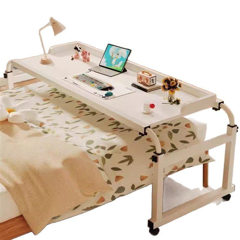 跨床桌可移动书桌电脑桌家用床上桌懒人升降卧室床边小桌子床尾桌 - 图3