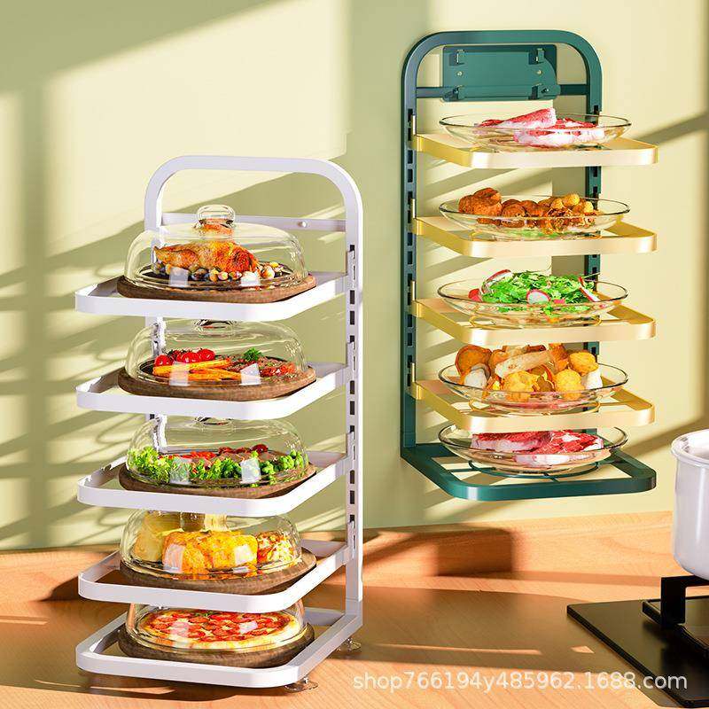 多层壁挂台面可折叠放菜配菜架厨房备菜置物架多功能收纳火锅菜盘,淘宝优惠券,粉丝福利购,淘宝优惠卷