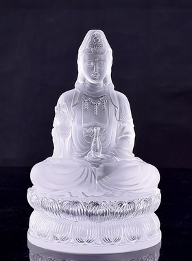 佛像古法琉璃观音佛像太子货黄财神金刚座佛塔摆件宝瓶观音佛包邮