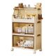 Mother and baby storage cabinet multi-functional storage milk powder supplies folding large cabinet plastic bedroom children's clothes storage rack