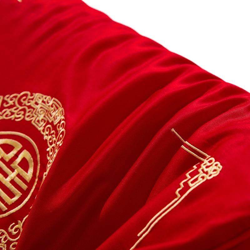 婚庆乳胶枕大红枕芯婚庆枕头纯棉刺绣红色乳胶枕头结婚用枕头,淘宝优惠券,粉丝福利购,淘宝优惠卷