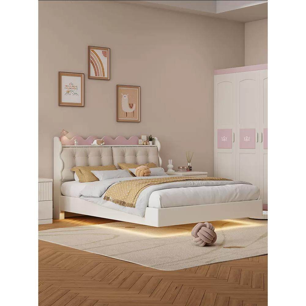 【折扣价】4I全实木儿童床男孩单人床储物床小户型儿童房1米5男童,淘宝优惠券,粉丝福利购,淘宝优惠卷