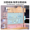 Desktop storage rack acrylic hole board table bookshelf desk student dormitory office multi-layer storage rack