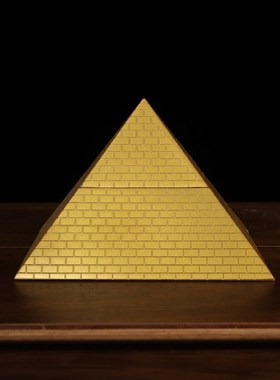 金字塔摆件大塔金字塔模型办公桌卧室家居客厅店铺开业装饰工艺品