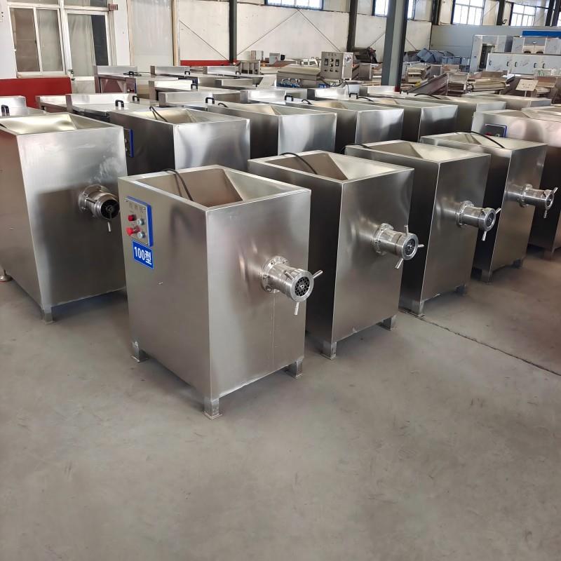 冻品绞肉机加鸭肉绞碎设备冷冻脂肪油绞切机全自动商用冻肉绞肉机 - 图1